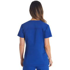 Women's Balance Notched V-Neck Scrub Top