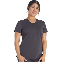Women's Balance Notched V-Neck Scrub Top
