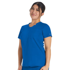Women's Balance Notched V-Neck Scrub Top