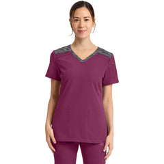 Women's Dynamix V-Neck Scrub Top