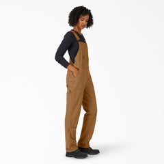 Women's Straight Fit Duck Double Front Bib Overalls