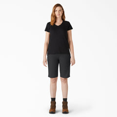 Women's Relaxed Fit Duck Carpenter Shorts, 11"