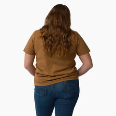 Women's Plus Heavyweight Short Sleeve Pocket T-Shirt