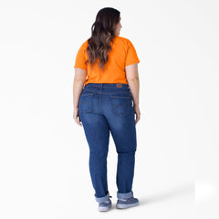 Women's Plus Heavyweight Short Sleeve Pocket T-Shirt