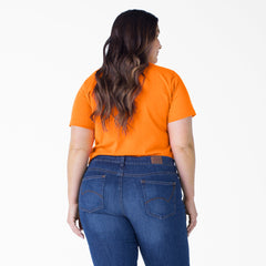 Women's Plus Heavyweight Short Sleeve Pocket T-Shirt