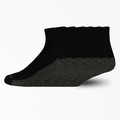 Moisture Control Quarter Socks, Size 6-12, 6-Pack
