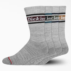 Rugby Stripe Socks, Size 6-12, 4-Pack