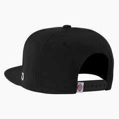 Embroidered Flat Brim Hat