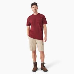 Heavyweight Heathered Short Sleeve Pocket T-Shirt