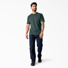 Heavyweight Heathered Short Sleeve Pocket T-Shirt
