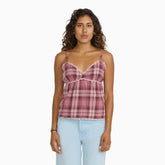 Juniors Lace Babydoll Tank
