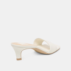 REXA HEELS TRUE WHITE LEATHER