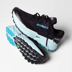 Cascadia 19 GTX Women's Trail Shoes Black/Ebony/Blue Flower