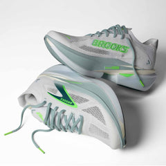 Hyperion Max 3 Men's Running Shoes White/Grey Mist/Green