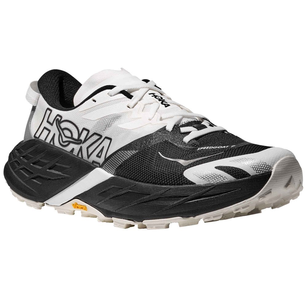 Speedgoat 7 Mens Trail Running Shoes Black/White
