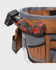 35 Pocket Bucket Organizer With Drill Holster