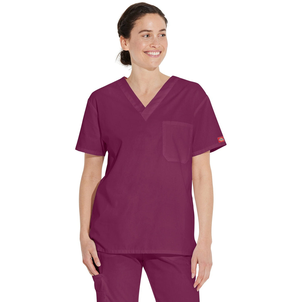 Unisex EDS Signature Tuckable V-Neck Scrub Top
