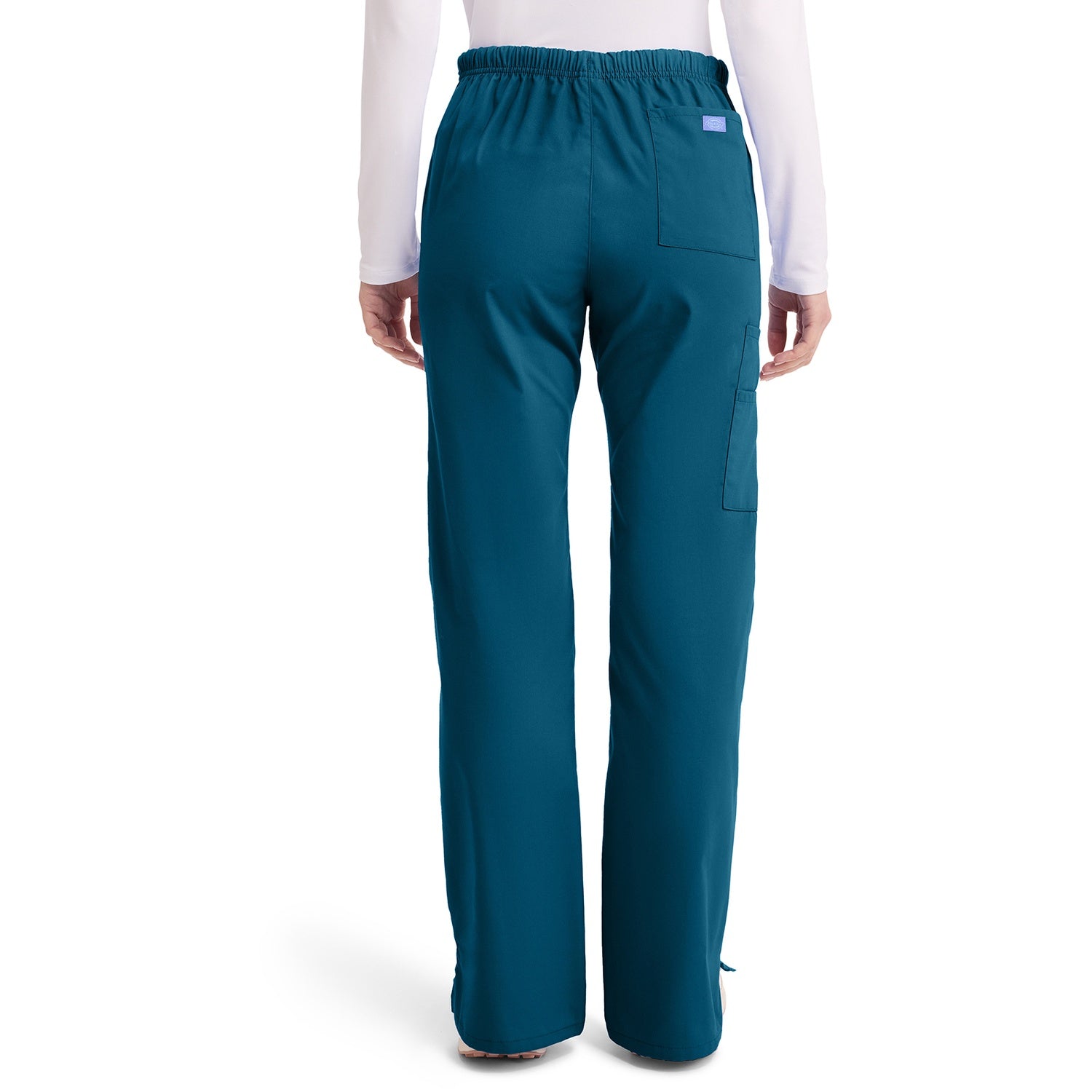 Women's EDS Signature Mid Rise Drawstring Cargo Scrub Pant