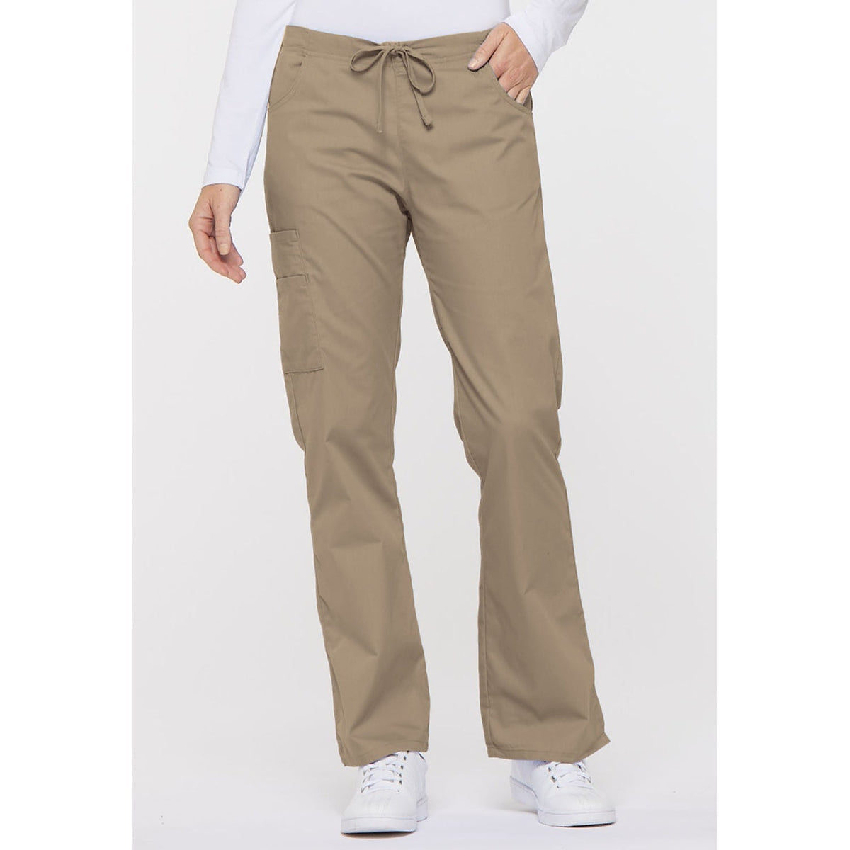 Women's EDS Signature Mid Rise Drawstring Cargo Scrub Pant