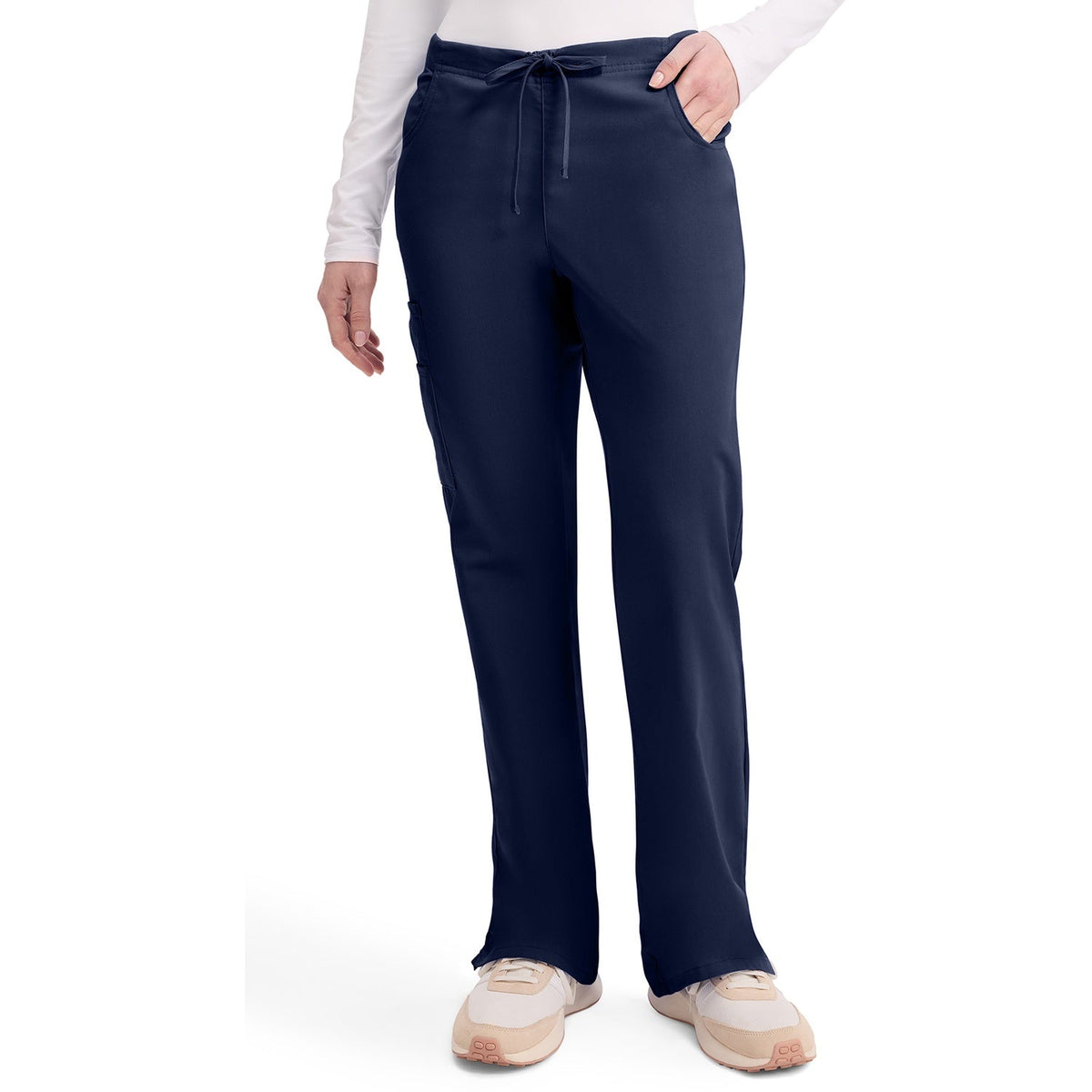 Women's EDS Signature Mid Rise Drawstring Cargo Scrub Pant