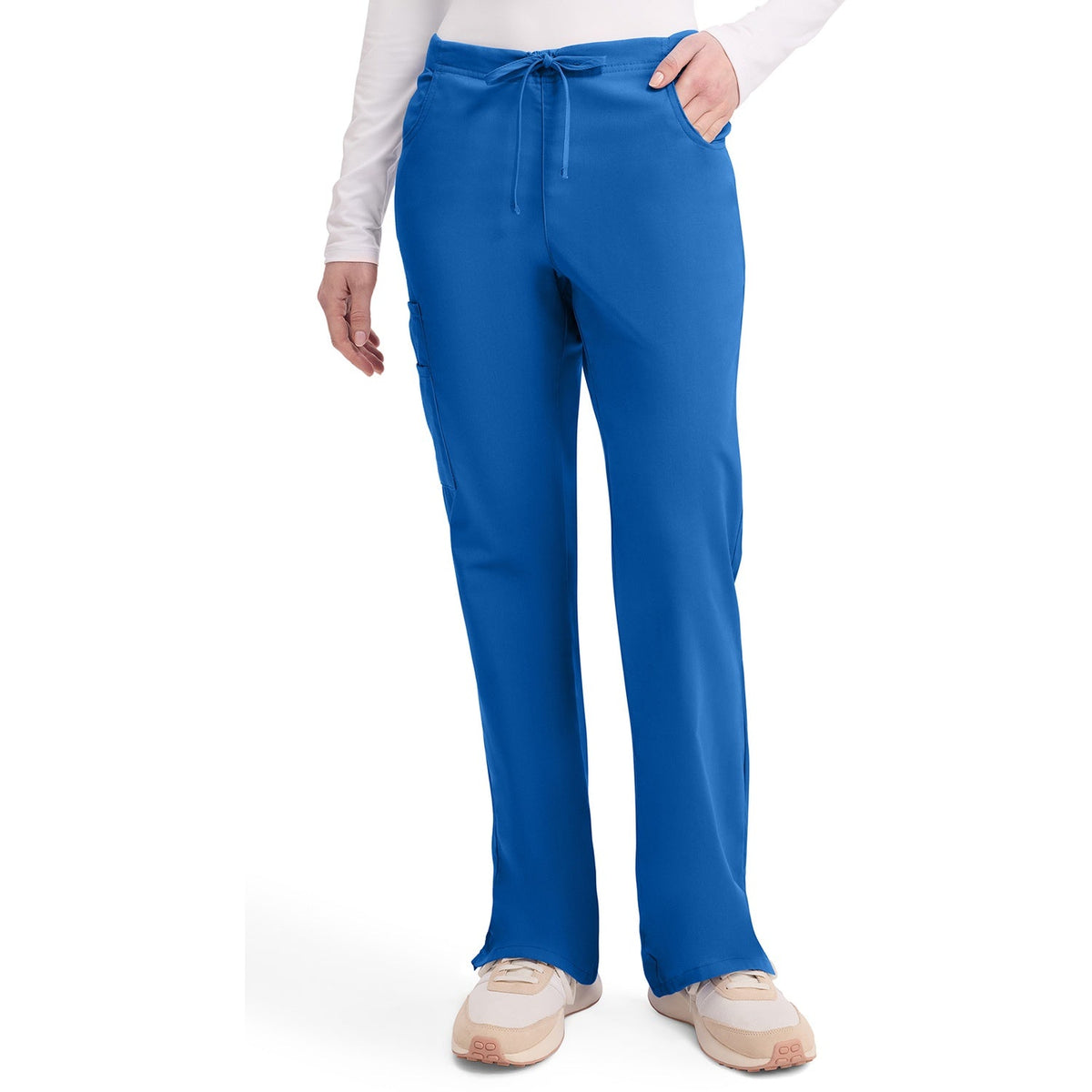 Women's EDS Signature Mid Rise Drawstring Cargo Scrub Pant
