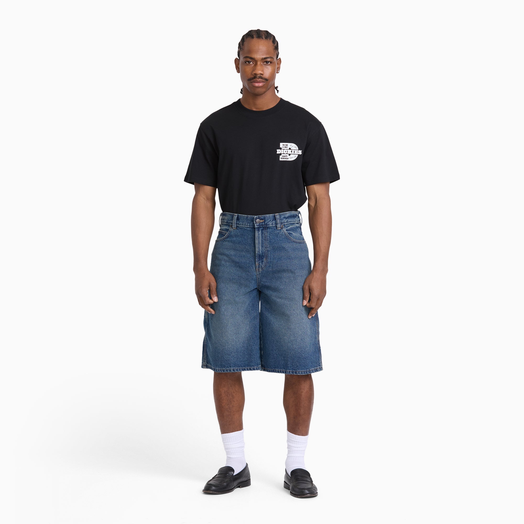 958 Loose Jean Shorts, 13"