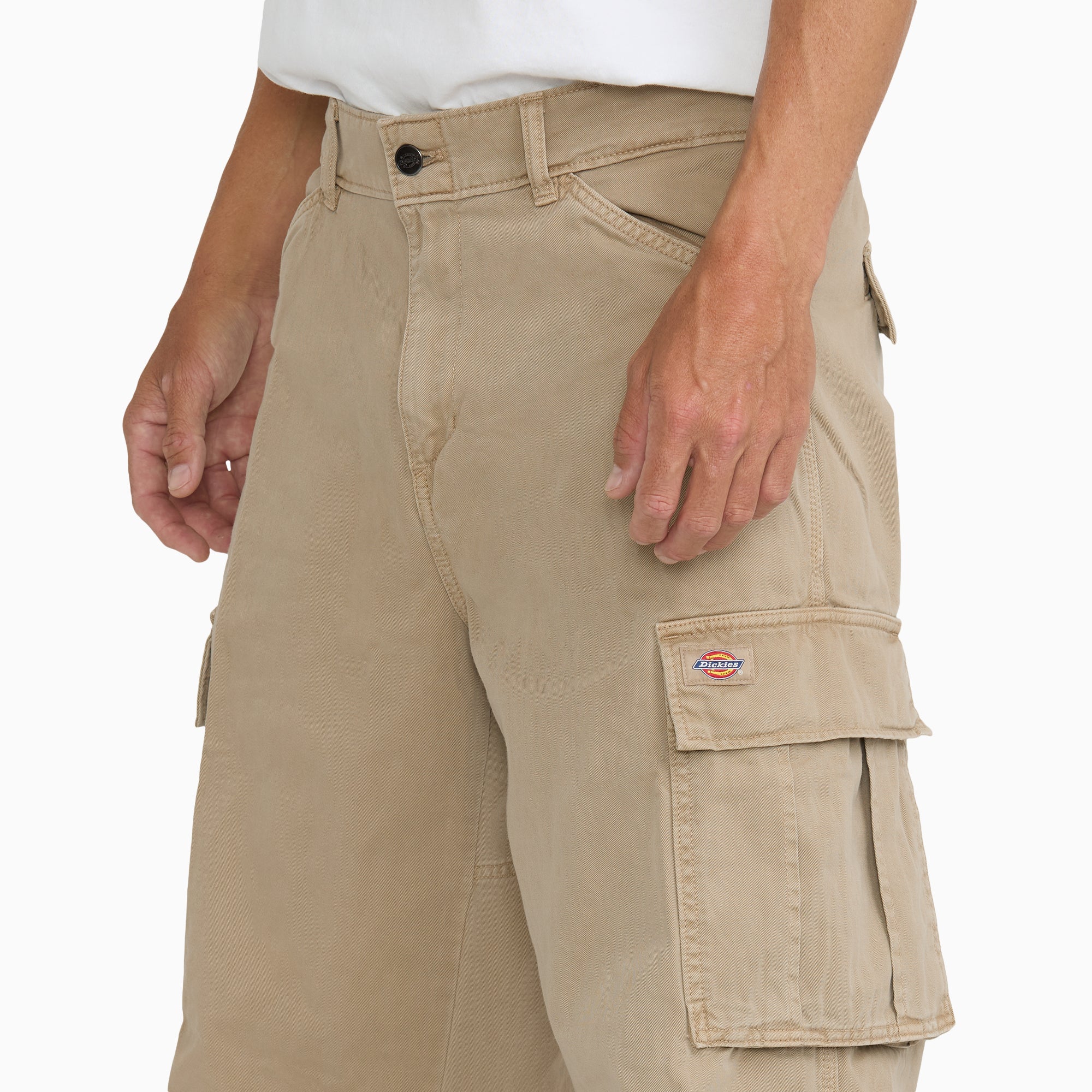 247 Loose Straight Garment Dyed Cargo Pants