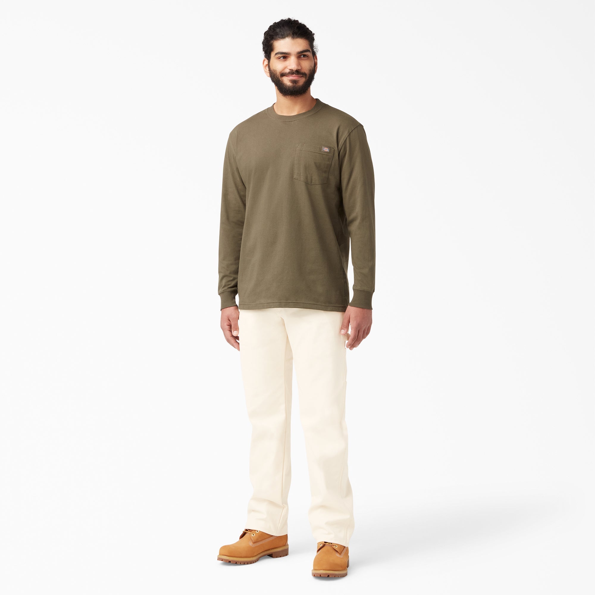 Relaxed Fit Straight Leg Painter's Pants