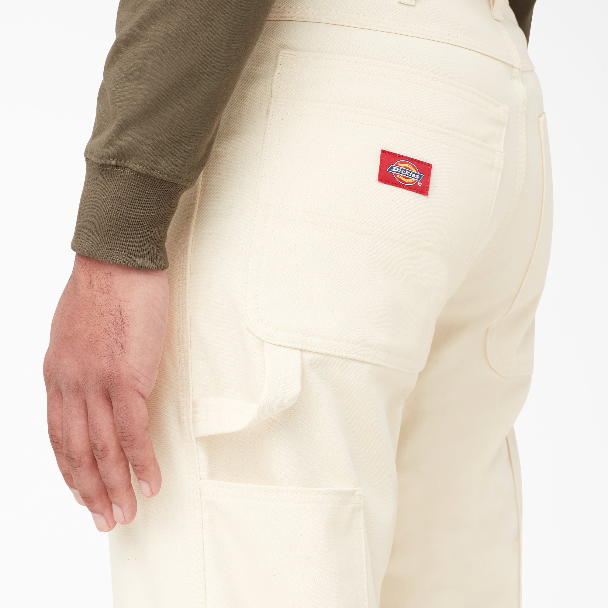 Relaxed Fit Straight Leg Painter's Pants