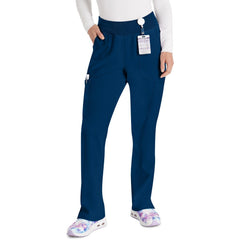 Women's EDS Essentials Natural Rise Tapered Leg Pull-On Scrub Pant