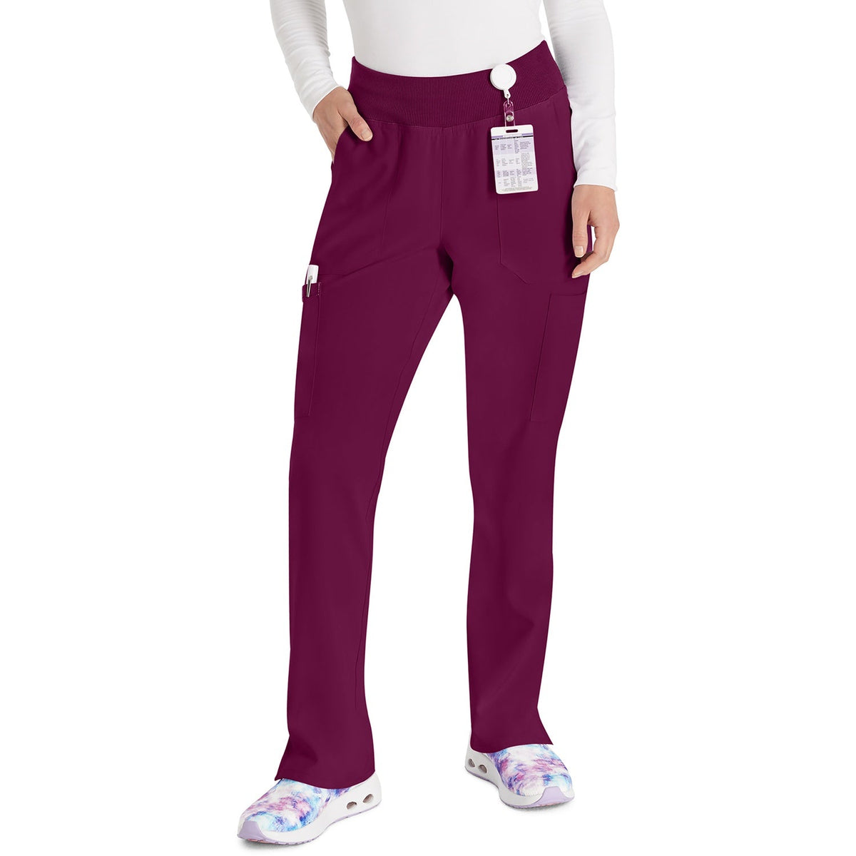 Women's EDS Essentials Natural Rise Tapered Leg Pull-On Scrub Pant