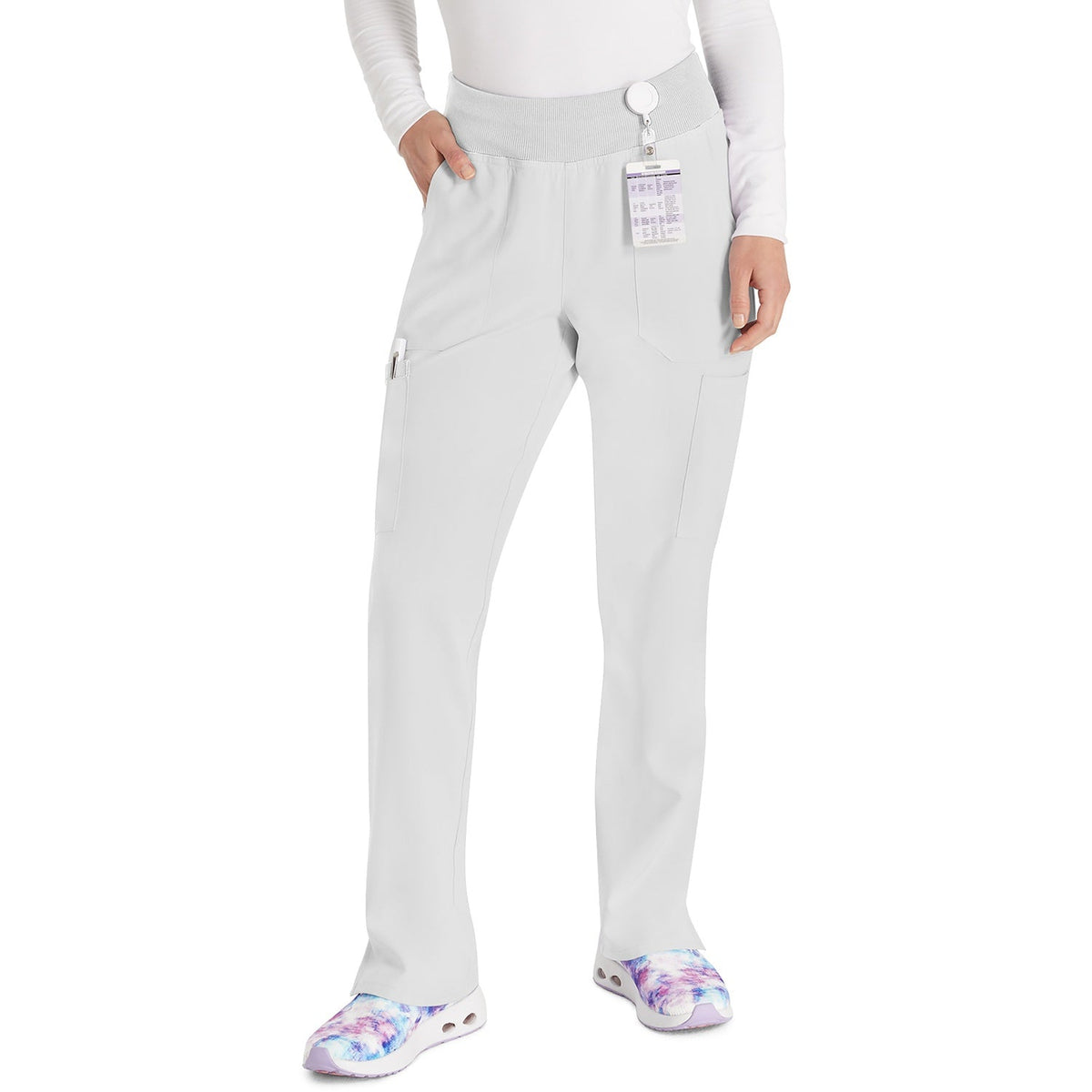 Women's EDS Essentials Natural Rise Tapered Leg Pull-On Scrub Pant