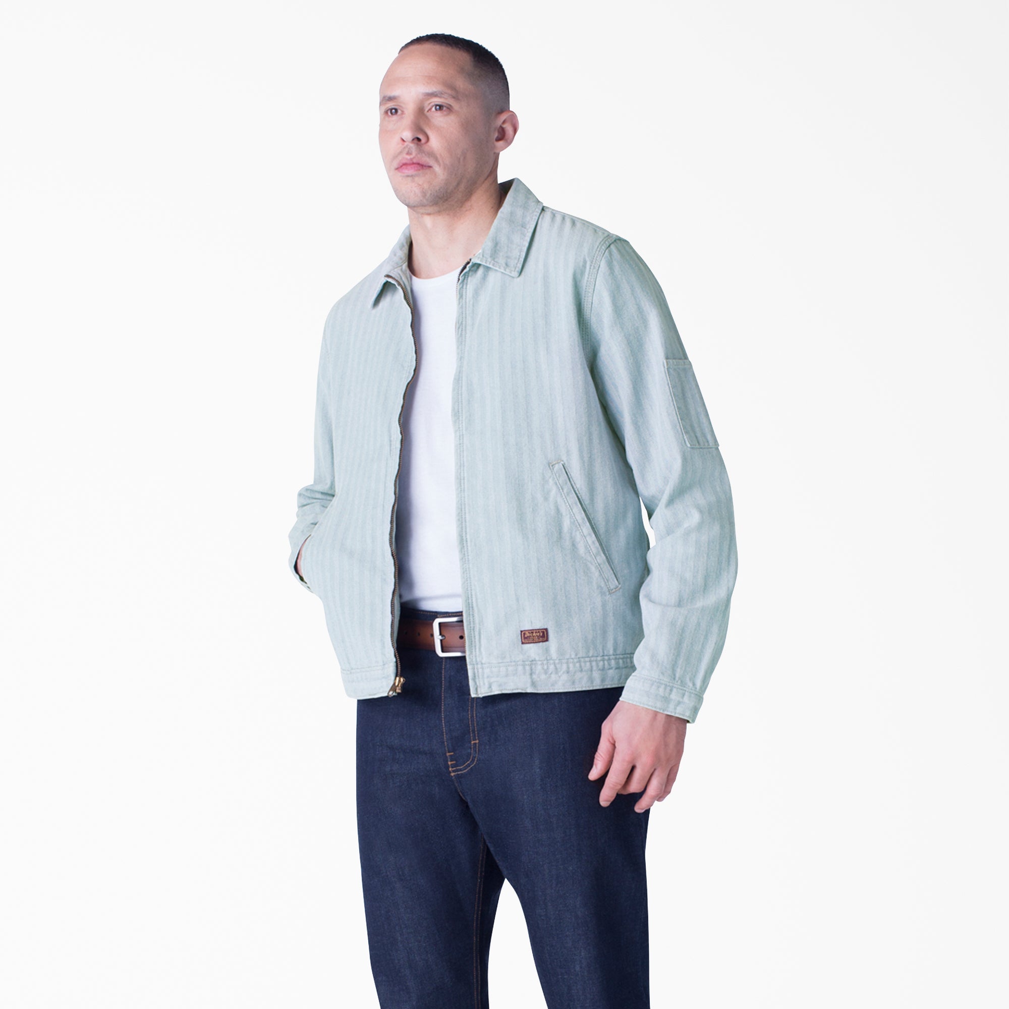 Dickies 1922 Bleached Fisher Stripe Jacket