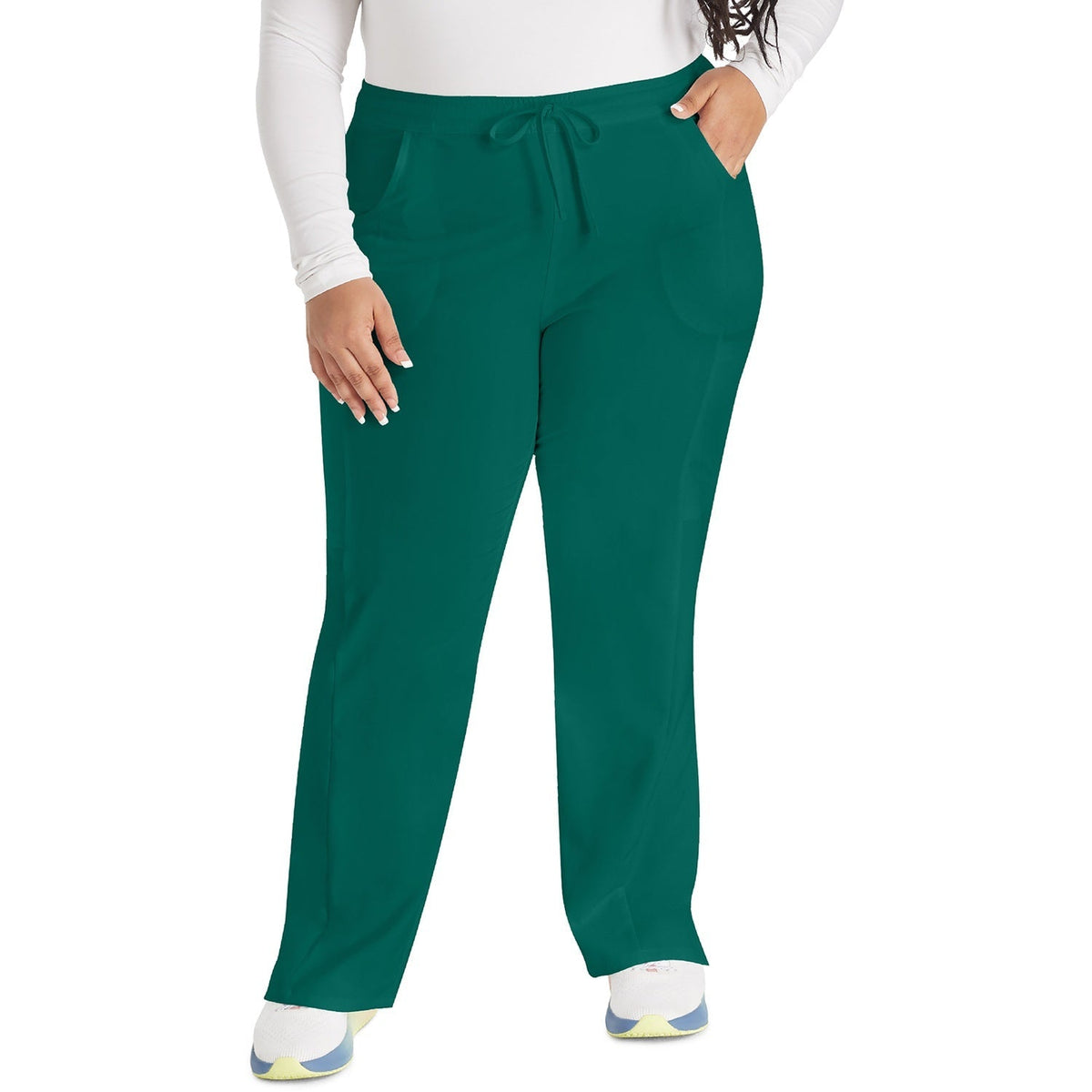 Women's EDS Essentials Mid Rise Straight Leg Drawstring Scrub Pant