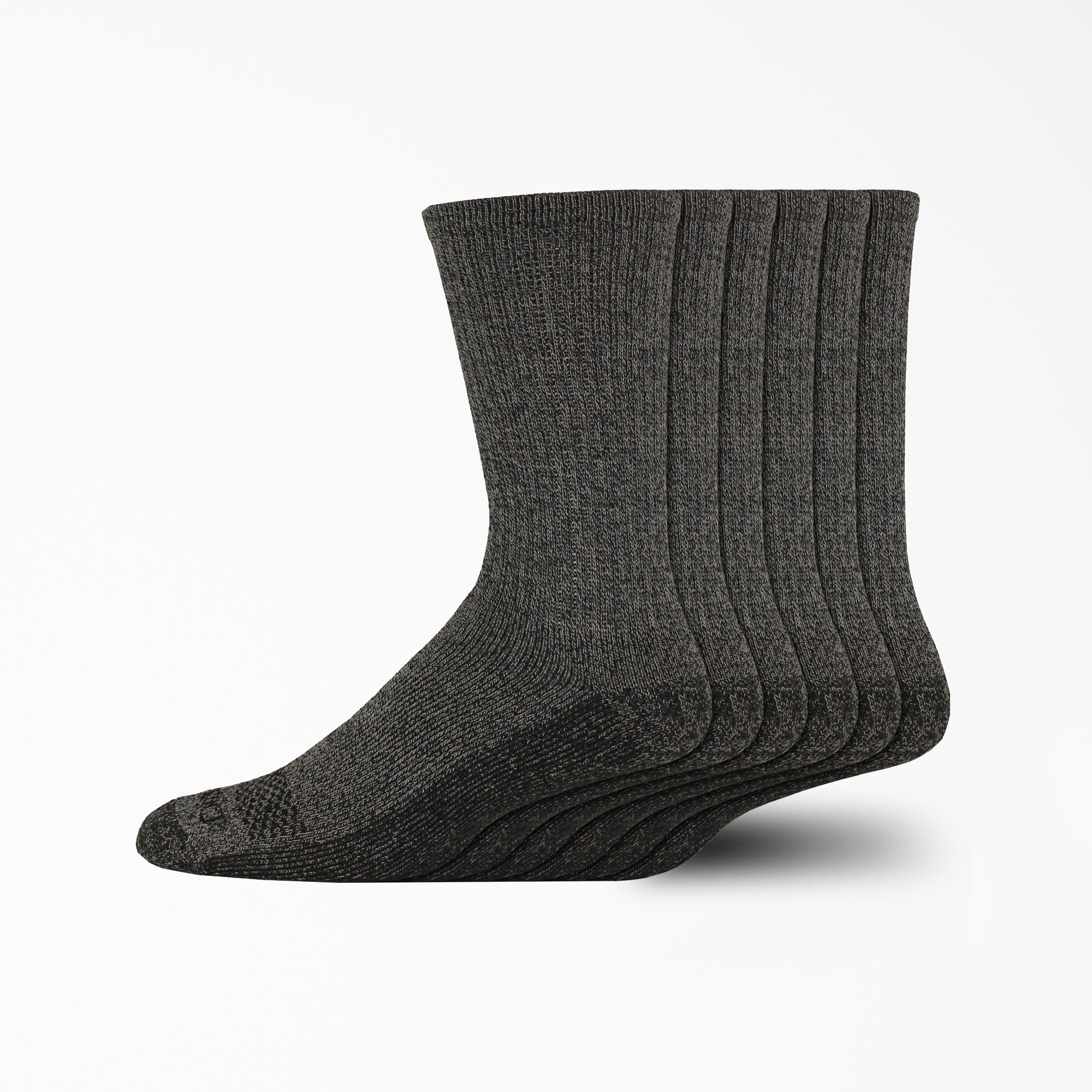 Moisture Control Crew Work Socks, Size 6-12, 6-Pack