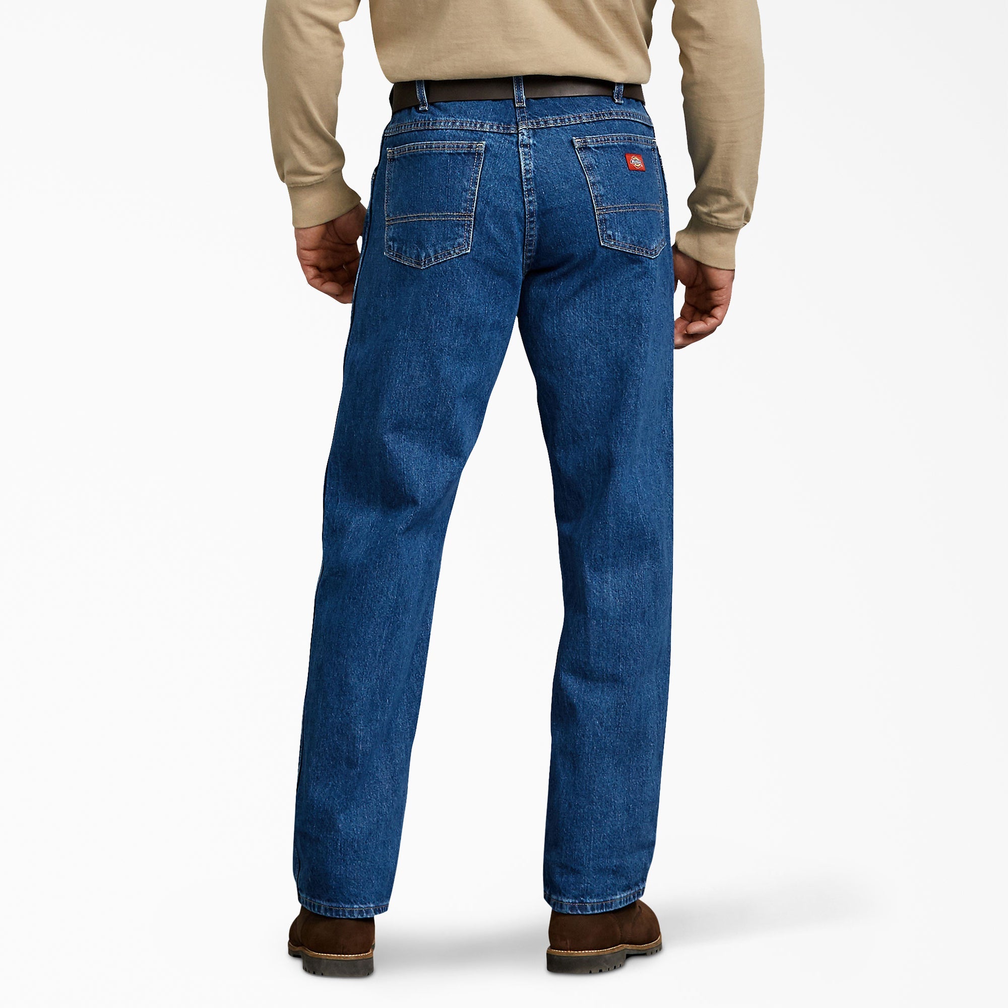 Relaxed Fit Straight Leg Heavyweight Denim Jeans
