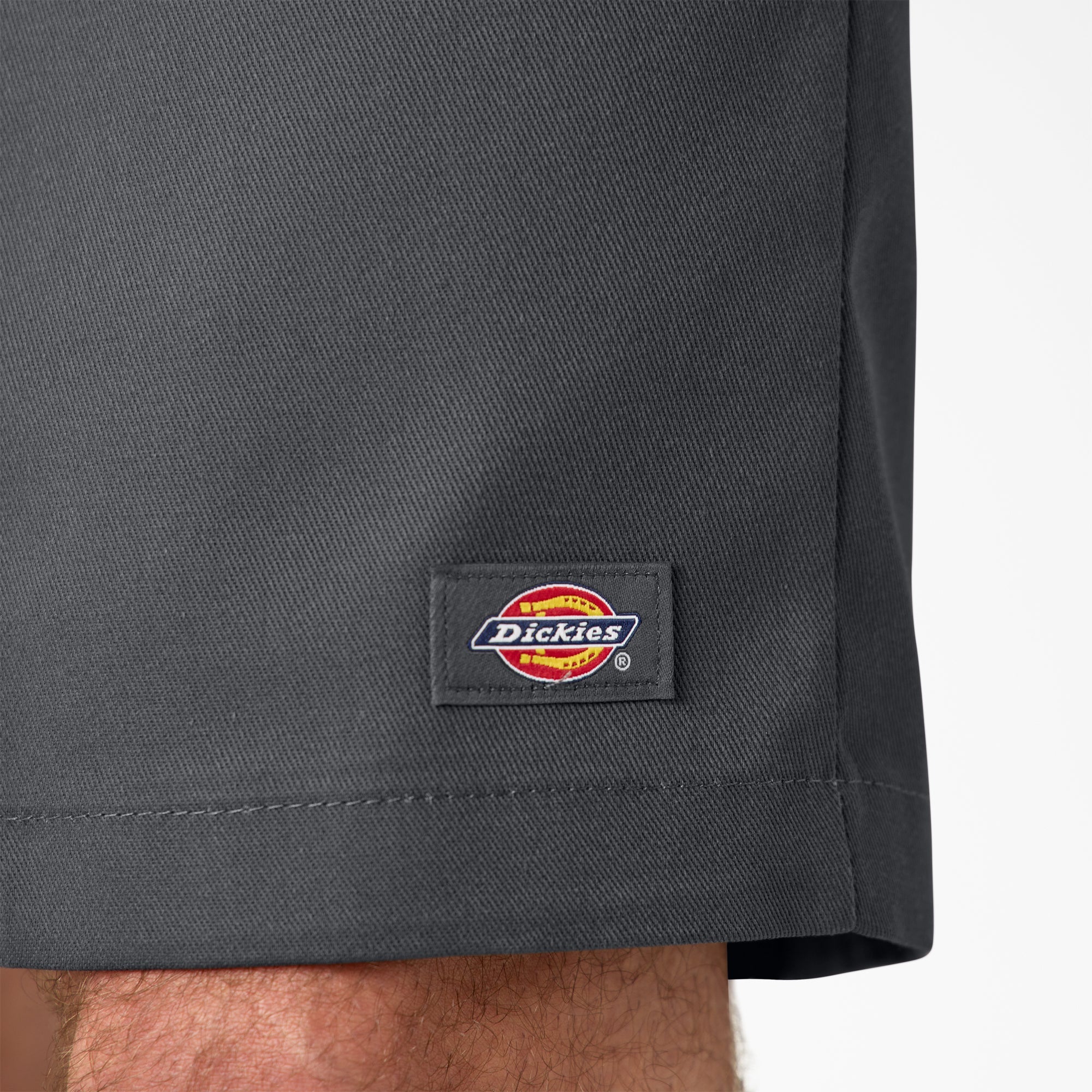 Loose Fit Flat Front Work Shorts, 13"