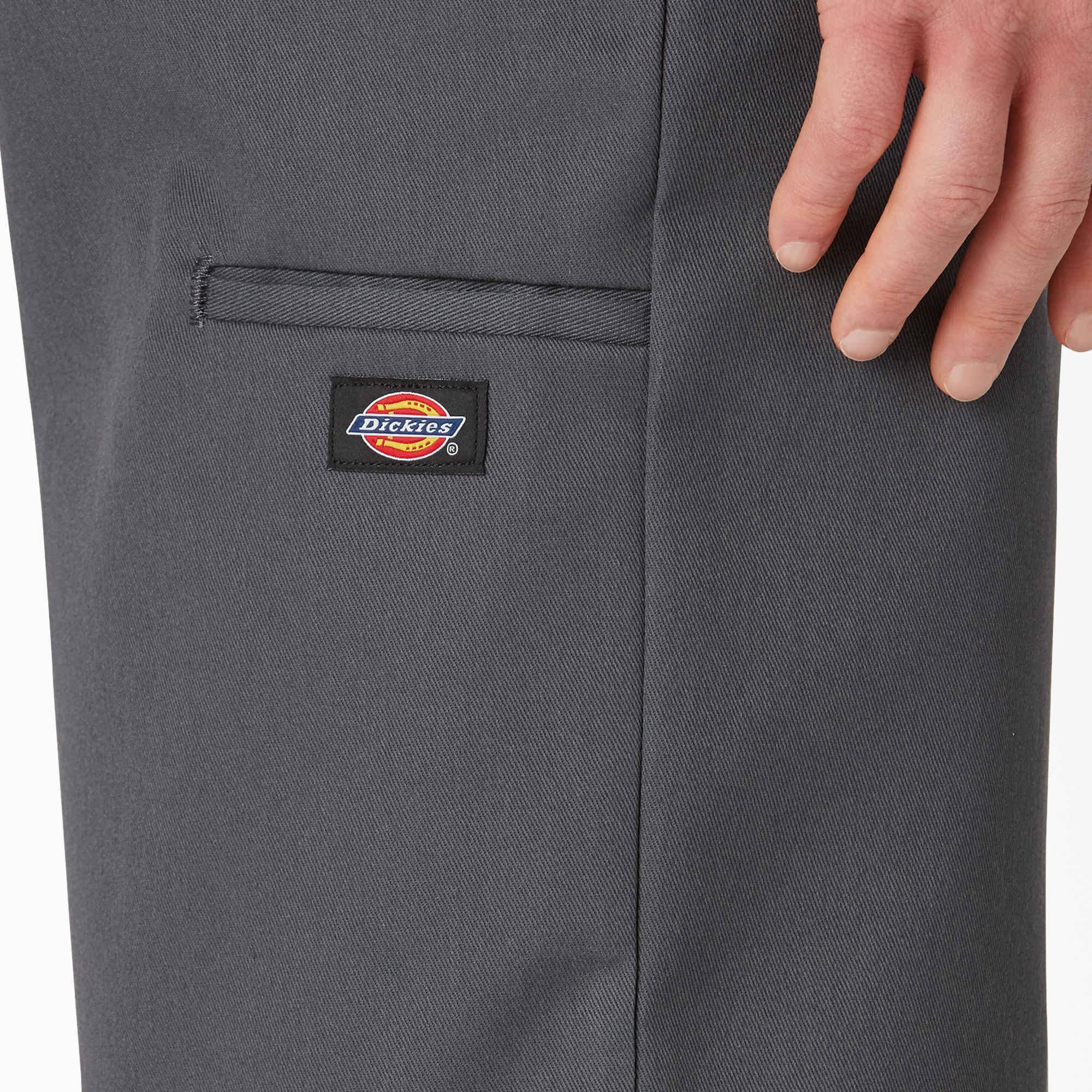 Loose Fit Flat Front Work Shorts, 13"