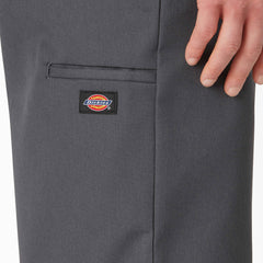 Loose Fit Flat Front Work Shorts, 13"