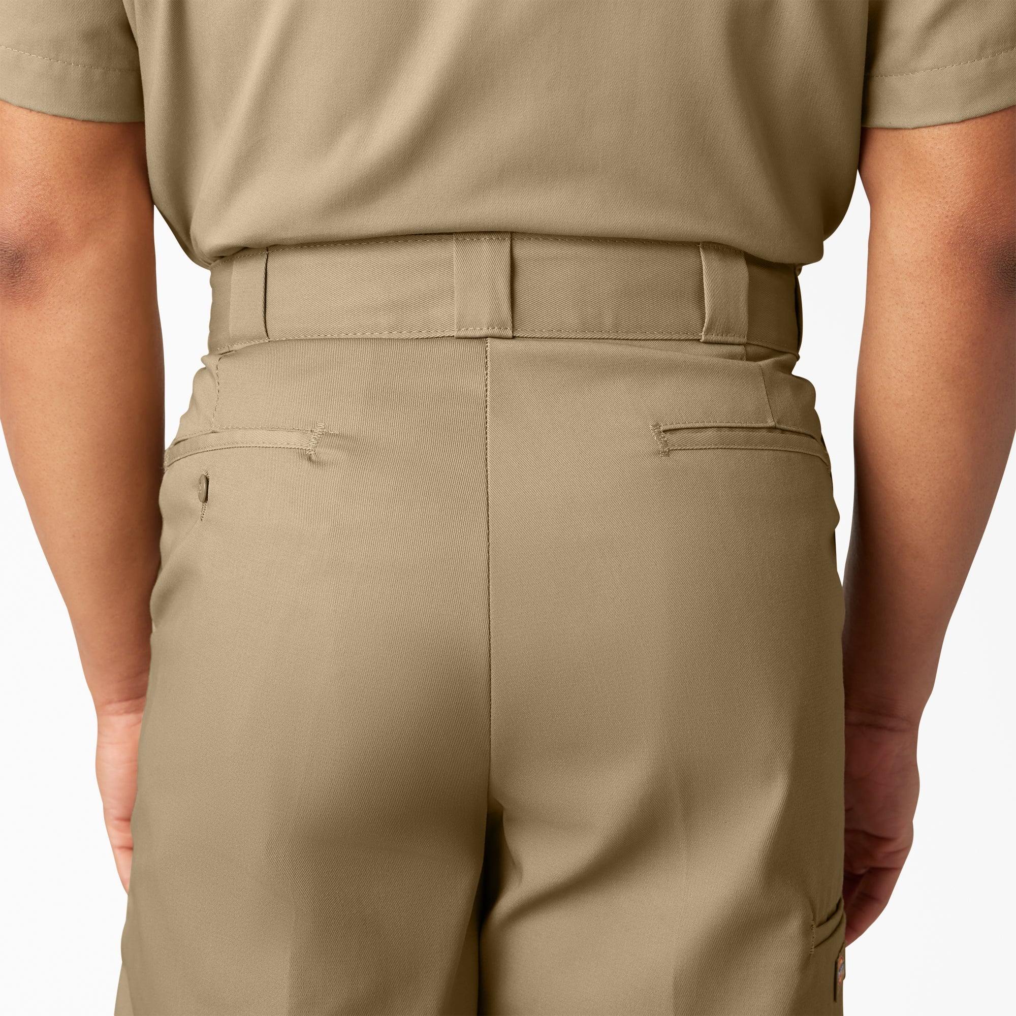 Loose Fit Flat Front Work Shorts, 13"