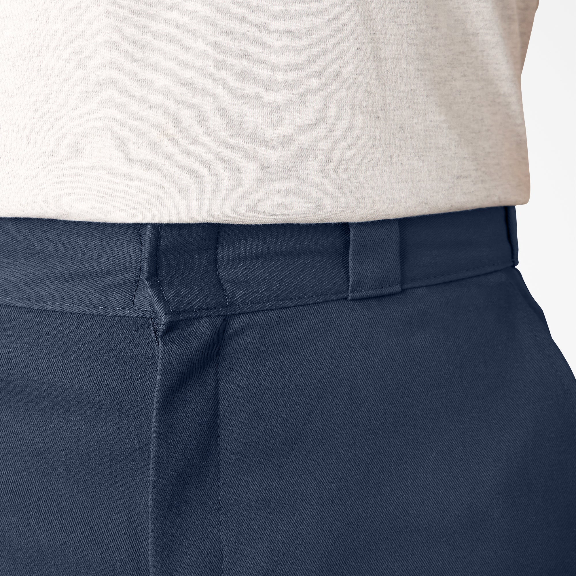 Loose Fit Flat Front Work Shorts, 13"