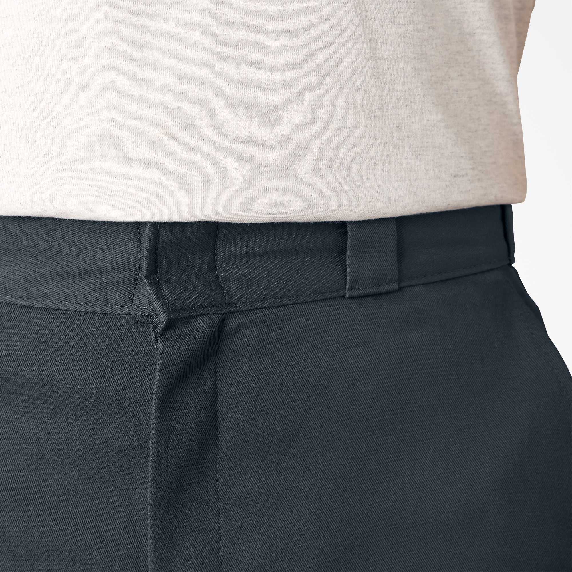 Loose Fit Flat Front Work Shorts, 13"