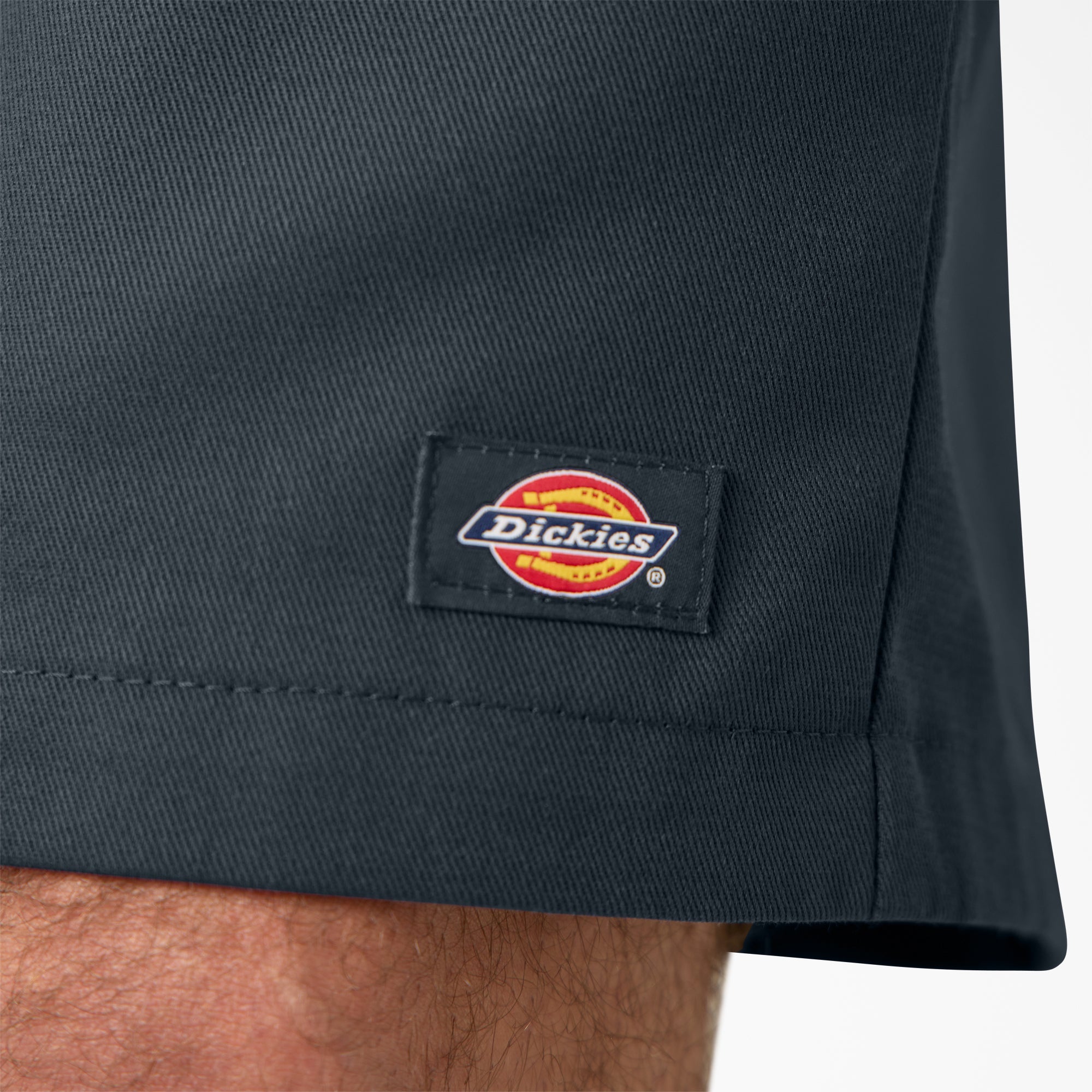Loose Fit Flat Front Work Shorts, 13"