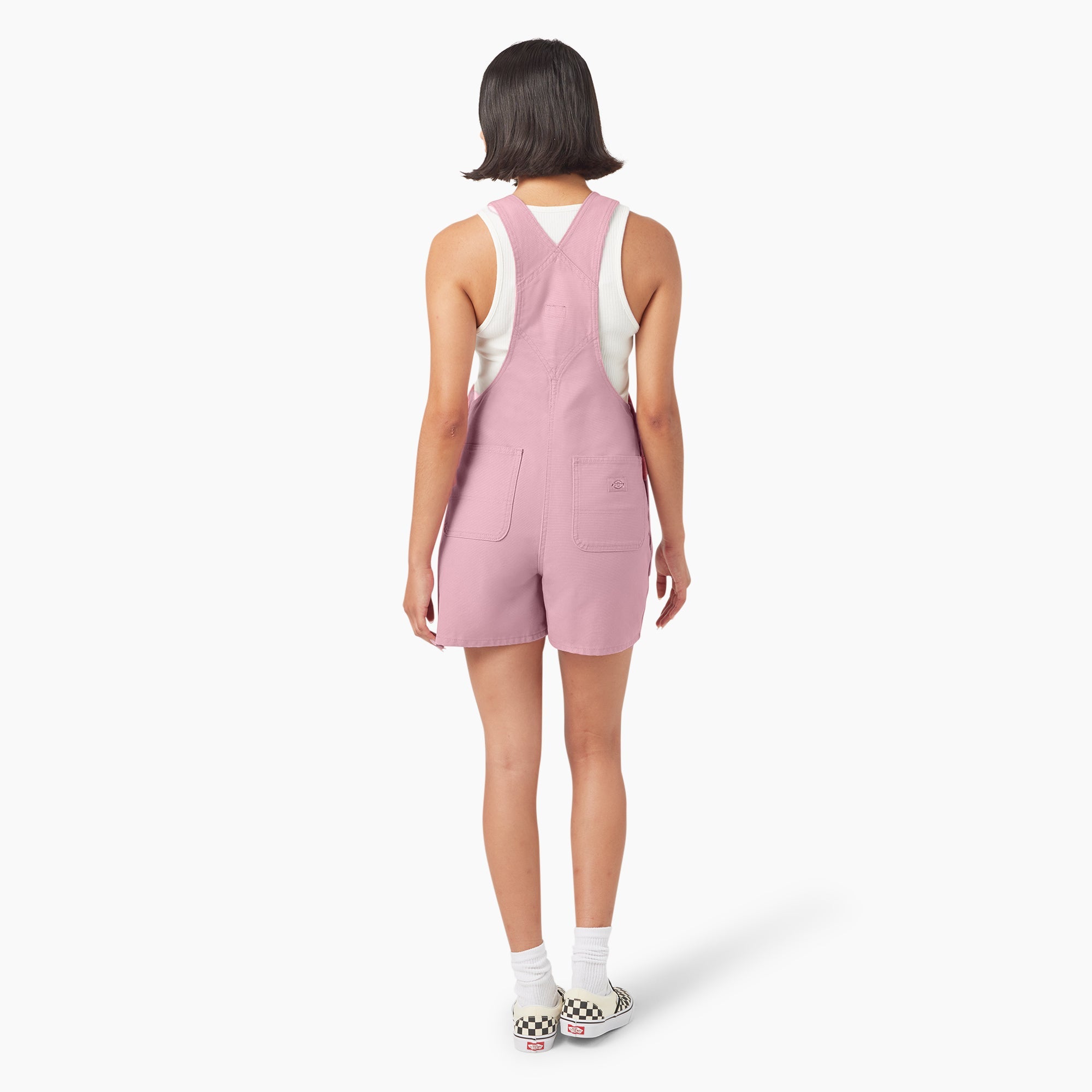 Women's Duck Canvas Bib Shortalls, 4"