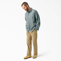 Hickory Stripe Button-Up Shirt