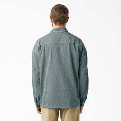 Hickory Stripe Button-Up Shirt