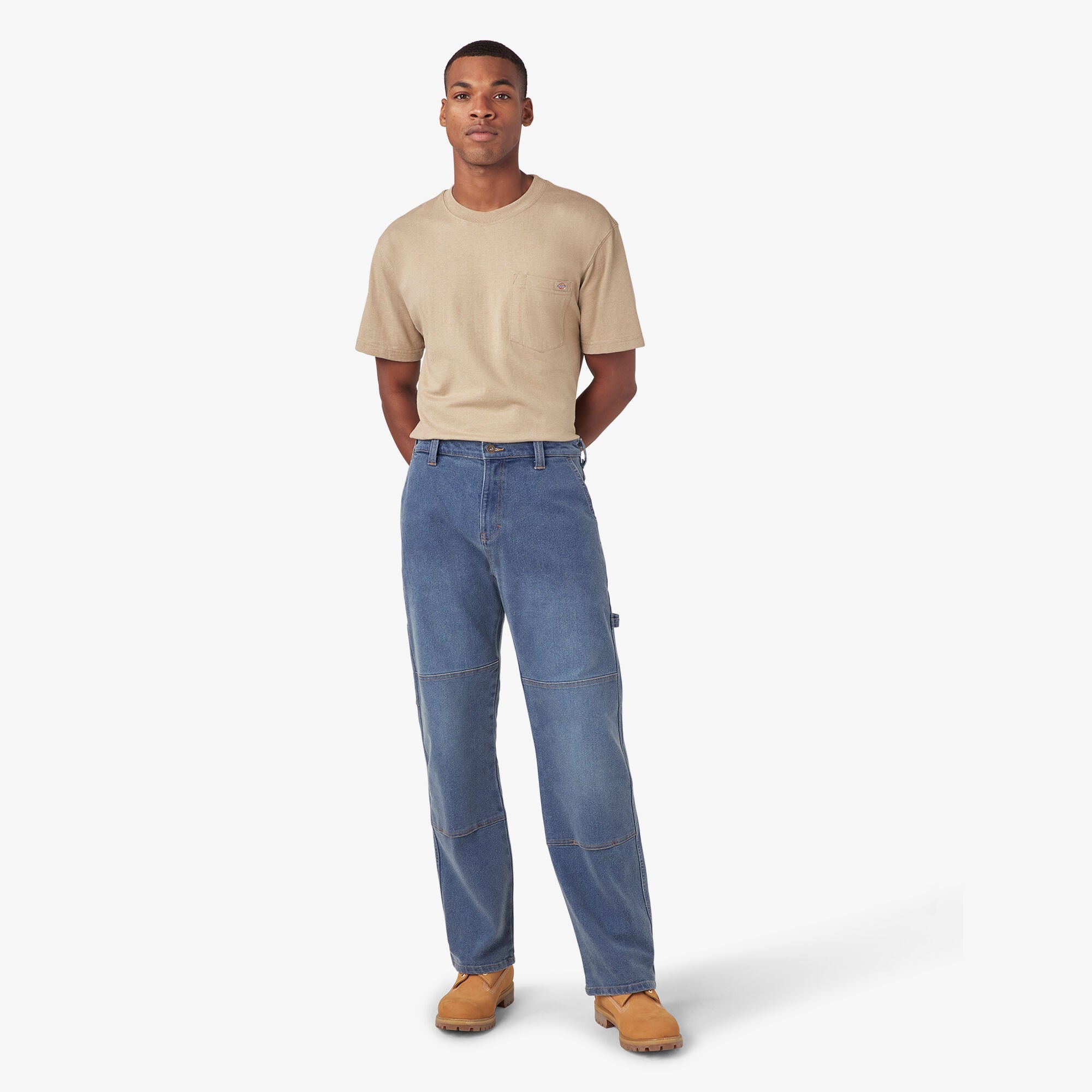 FLEX Relaxed Fit Double Knee Jeans