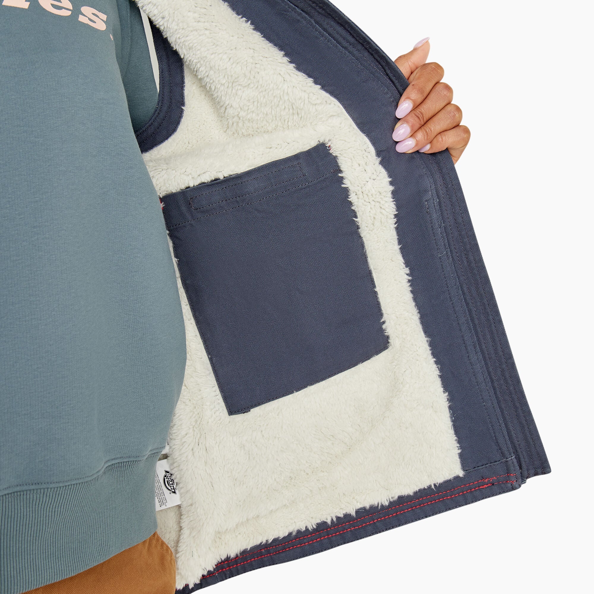 Women's Fleece Lined Duck Canvas Vest