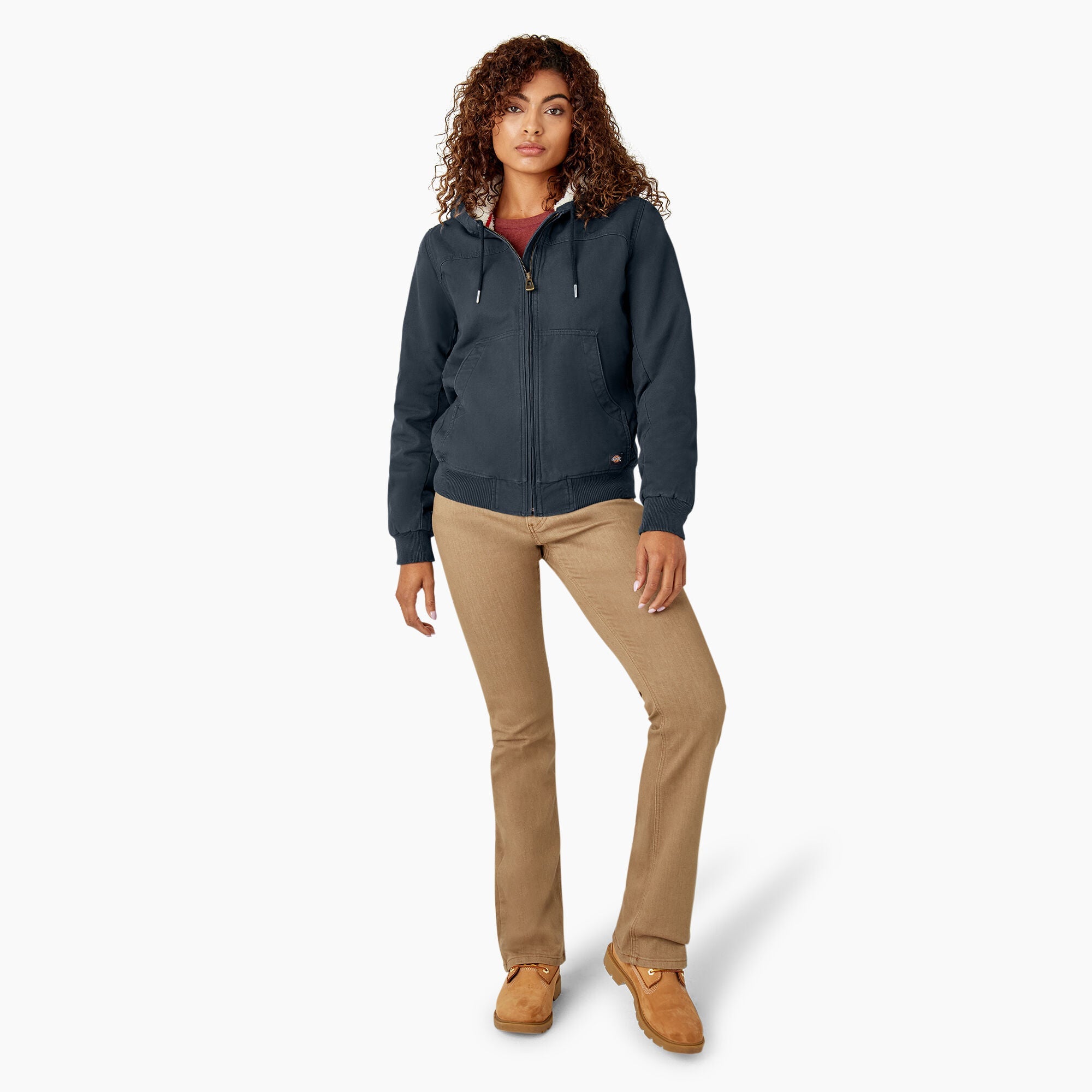 Women's Fleece Lined Duck Canvas Jacket