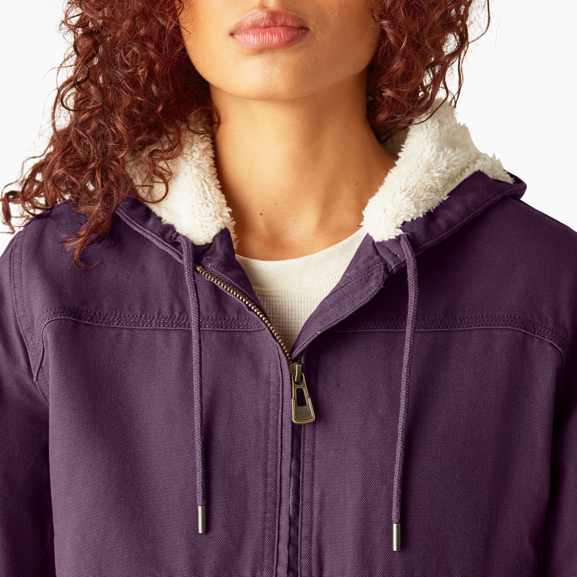 Women's Fleece Lined Duck Canvas Jacket